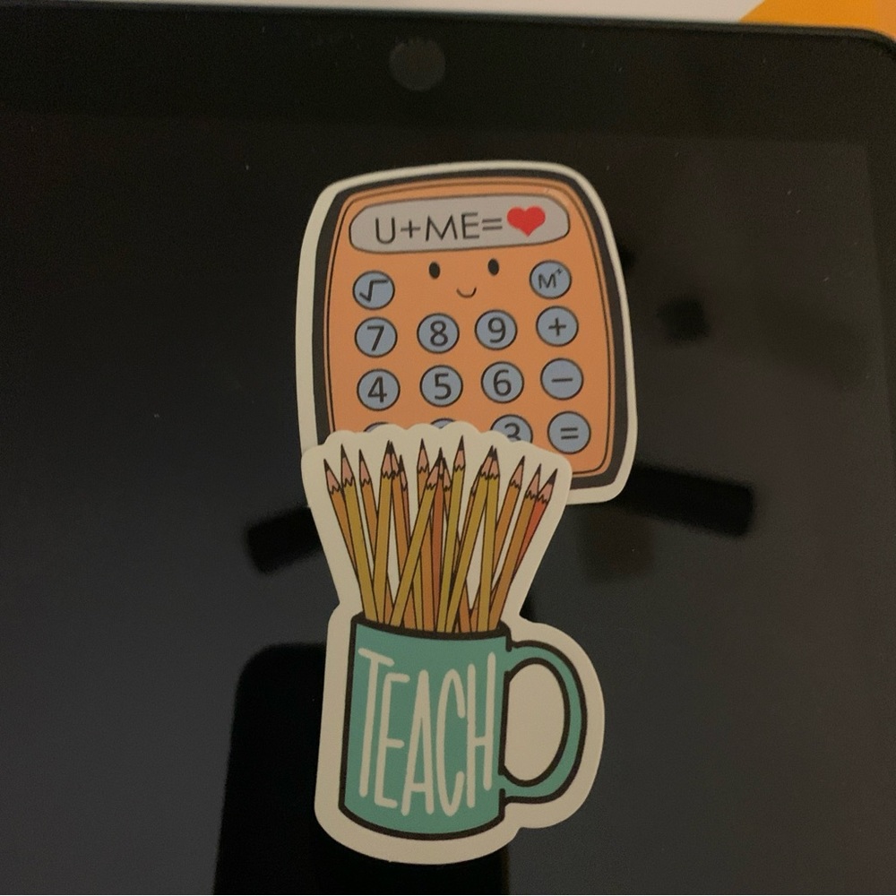 49 pieces of teacher stickers